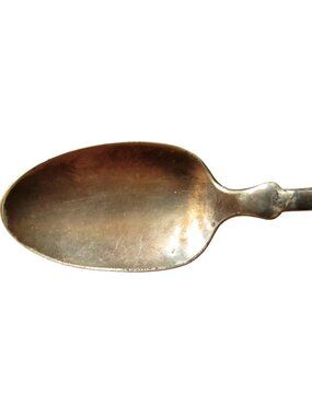 Antique WM Rogers & Son AA Silverplate Spoon With Engraved Handle Design